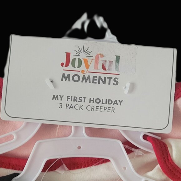 Joyful Moments Baby Girls My First Bodysuits Halloween Christmas Valentine’s Day - Picture 3 of 13